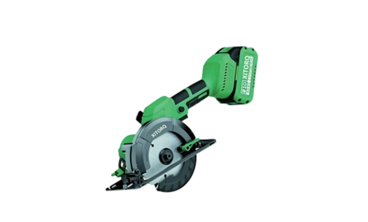 XJ.853 21V リチウムイオン高磁性ブラシレス丸鋸 - 140mm ブレード、レーザーガイドライン付き